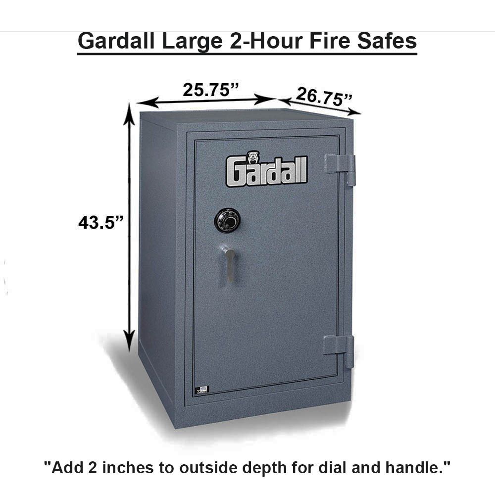 Gardall 2 Hour Fire Large Record Safe with Class B Features 3620